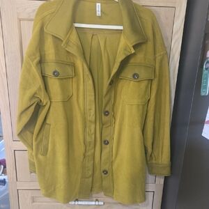 Zenana Outfitters Greenish/yellow Jacket
